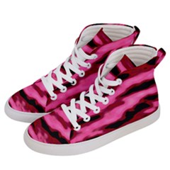 Pink  Waves Flow Series 3 Men s Hi-top Skate Sneakers