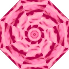 Pink  Waves Flow Series 4 Folding Umbrellas by DimitriosArt