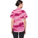 Pink  Waves Flow Series 4 Women s Short Sleeve Shirt View2