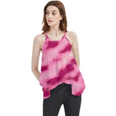 Pink  Waves Flow Series 4 Flowy Camisole Tank Top