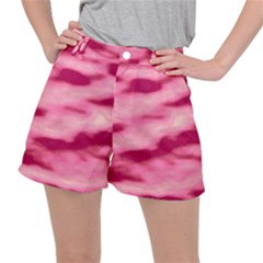 Pink  Waves Flow Series 4 Ripstop Shorts by DimitriosArt