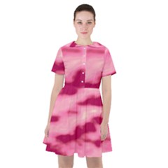 Pink  Waves Flow Series 4 Sailor Dress by DimitriosArt