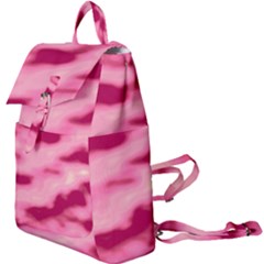 Pink  Waves Flow Series 4 Buckle Everyday Backpack by DimitriosArt