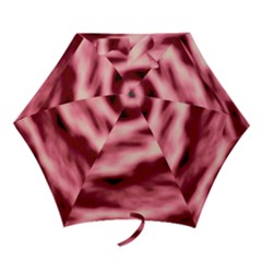 Pink  Waves Flow Series 5 Mini Folding Umbrellas by DimitriosArt