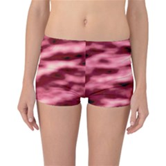 Pink  Waves Flow Series 5 Reversible Boyleg Bikini Bottoms