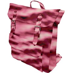 Pink  Waves Flow Series 5 Buckle Up Backpack by DimitriosArt