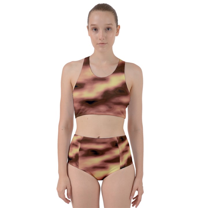 Gold Waves Flow Series 2 Racer Back Bikini Set