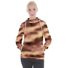 Gold Waves Flow Series 2 Women s Hooded Pullover