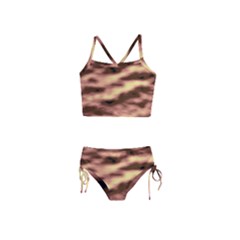 Gold Waves Flow Series 2 Girls  Tankini Swimsuit