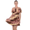 Gold Waves Flow Series 2 Off Shoulder Velour Dress View1