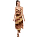 Gold Waves Flow Series 2 Halter Tie Back Dress  View1