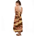 Gold Waves Flow Series 2 Halter Tie Back Dress  View2