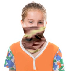 Gold Waves Flow Series 2 Face Covering Bandana (kids) by DimitriosArt