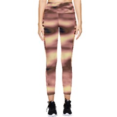 Gold Waves Flow Series 2 Pocket Leggings 