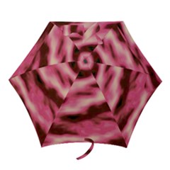 Pink  Waves Flow Series 6 Mini Folding Umbrellas by DimitriosArt