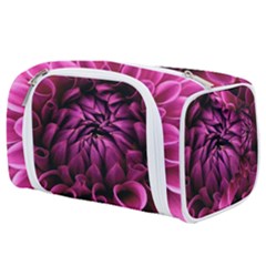 Dahlia-flower-purple-dahlia-petals Toiletries Pouch by Sapixe