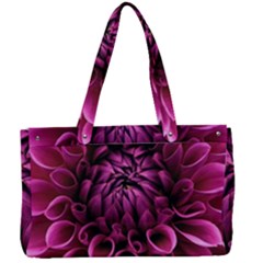 Dahlia-flower-purple-dahlia-petals Canvas Work Bag