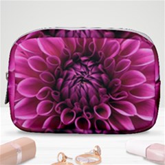 Dahlia-flower-purple-dahlia-petals Make Up Pouch (small) by Sapixe