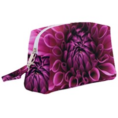 Dahlia-flower-purple-dahlia-petals Wristlet Pouch Bag (large) by Sapixe