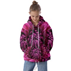 Dahlia-flower-purple-dahlia-petals Kids  Oversized Hoodie