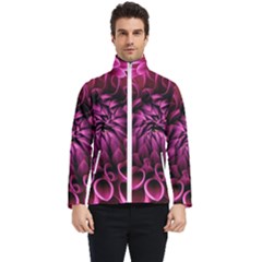 Dahlia-flower-purple-dahlia-petals Men s Bomber Jacket