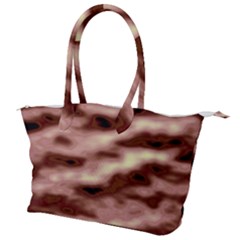 Pink  Waves Flow Series 7 Canvas Shoulder Bag by DimitriosArt