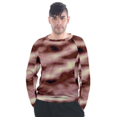 Pink  Waves Flow Series 7 Men s Long Sleeve Raglan Tee