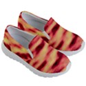 Red Waves Flow Series 3 Kids Lightweight Slip Ons View3