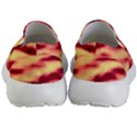 Red Waves Flow Series 3 Kids Lightweight Slip Ons View4