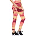 Red Waves Flow Series 3 Pocket Leggings  View4