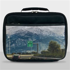 Landscape Highway Scene, Patras, Greece Lunch Bag by dflcprintsclothing