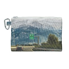 Landscape Highway Scene, Patras, Greece Canvas Cosmetic Bag (large) by dflcprintsclothing