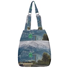 Landscape Highway Scene, Patras, Greece Center Zip Backpack by dflcprintsclothing