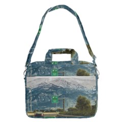 Landscape Highway Scene, Patras, Greece Macbook Pro Shoulder Laptop Bag  by dflcprintsclothing