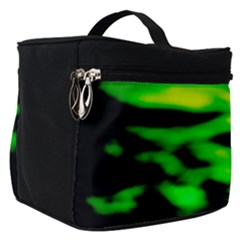 Green Waves Flow Series 3 Make Up Travel Bag (small) by DimitriosArt