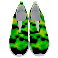 Green Waves Flow Series 3 No Lace Lightweight Shoes by DimitriosArt