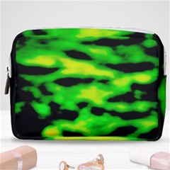 Green Waves Flow Series 3 Make Up Pouch (medium) by DimitriosArt