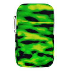 Green Waves Flow Series 3 Waist Pouch (small) by DimitriosArt