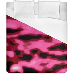 Pink  Waves Flow Series 9 Duvet Cover (california King Size) by DimitriosArt