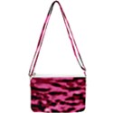 Pink  Waves Flow Series 9 Double Gusset Crossbody Bag View2