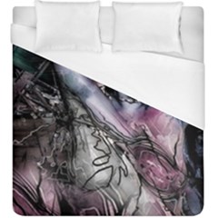 Watercolor Girl Duvet Cover (king Size) by MRNStudios