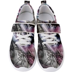 Watercolor Girl Men s Velcro Strap Shoes by MRNStudios