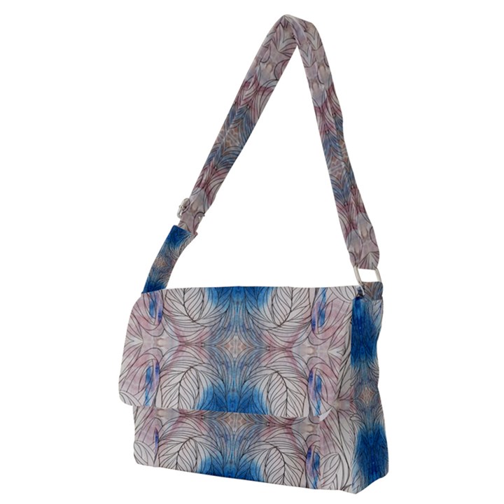 Mixed media art Full Print Messenger Bag (M)