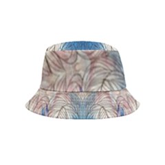 Mixed Media Art Inside Out Bucket Hat (kids) by kaleidomarblingart