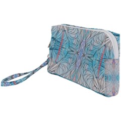 Blue Repeats I Wristlet Pouch Bag (small) by kaleidomarblingart