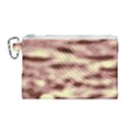 Pink  Waves Flow Series 10 Canvas Cosmetic Bag (Medium) View1