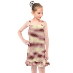 Pink  Waves Flow Series 10 Kids  Overall Dress by DimitriosArt