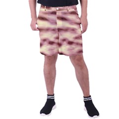 Pink  Waves Flow Series 10 Men s Pocket Shorts by DimitriosArt