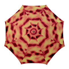 Red Waves Flow Series 4 Golf Umbrellas