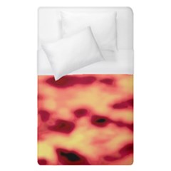 Red Waves Flow Series 4 Duvet Cover (single Size) by DimitriosArt